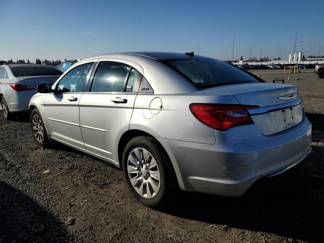 1C3CCBAB2CN318147 - 2012 CHRYSLER 200 LX SILVER photo 2