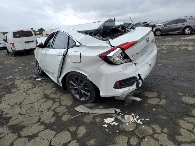 19XFC1F38LE200953 - 2020 HONDA CIVIC EX WHITE photo 2