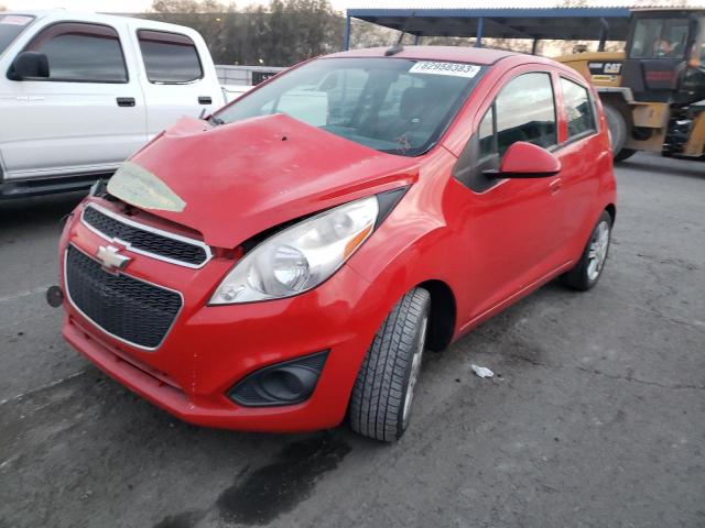 KL8CD6S91EC573780 - 2014 CHEVROLET SPARK 1LT RED photo 1