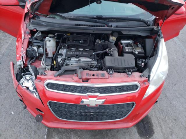 KL8CD6S91EC573780 - 2014 CHEVROLET SPARK 1LT RED photo 11