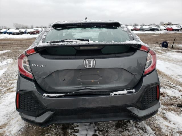 SHHFK7H58HU206773 - 2017 HONDA CIVIC EX GRAY photo 6