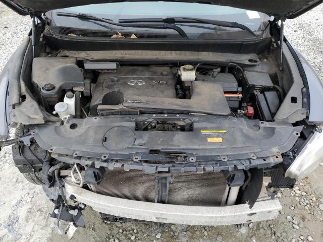 5N1AL0MN0EC520332 - 2014 INFINITI QX60 GRAY photo 12