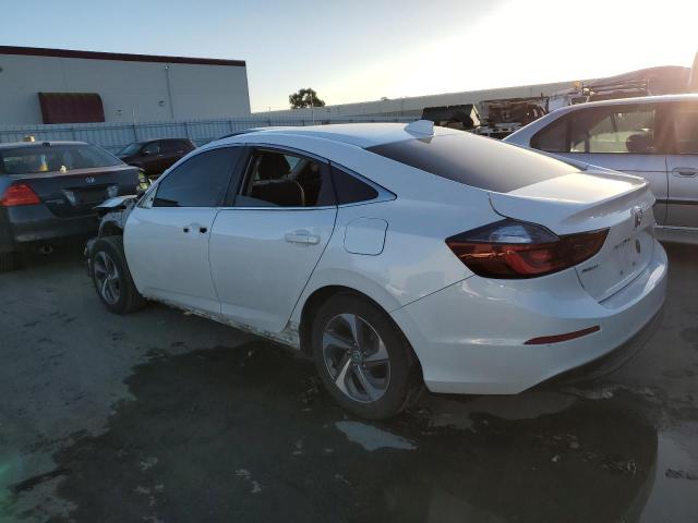 19XZE4F53KE033202 - 2019 HONDA INSIGHT EX WHITE photo 2