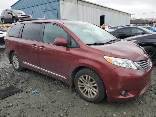 5TDYZ3DC1HS823253 - 2017 TOYOTA SIENNA XLE BURGUNDY photo 4