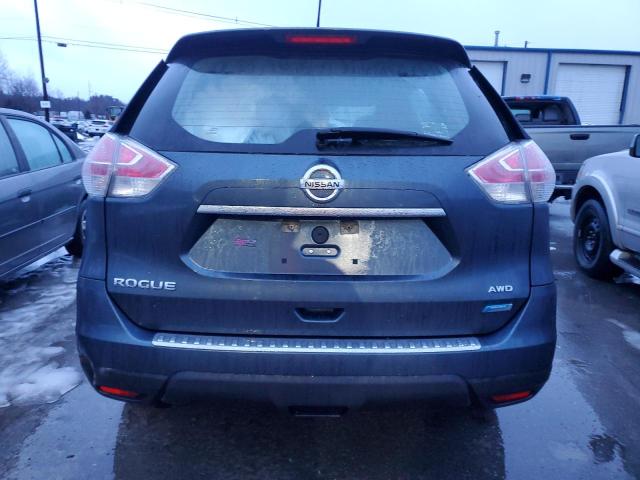 5N1AT2MV0EC866179 - 2014 NISSAN ROGUE S BLUE photo 6