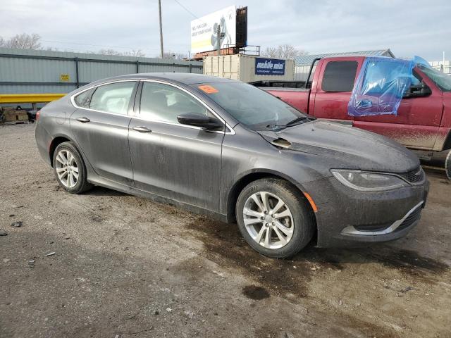1C3CCCABXFN505257 - 2015 CHRYSLER 200 LIMITED CHARCOAL photo 4