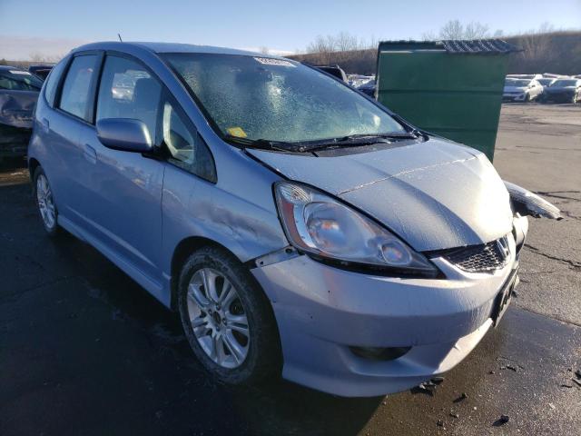 JHMGE88479S005038 - 2009 HONDA FIT SPORT BLUE photo 4