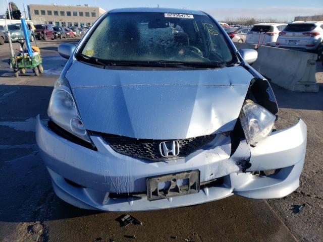 JHMGE88479S005038 - 2009 HONDA FIT SPORT BLUE photo 5