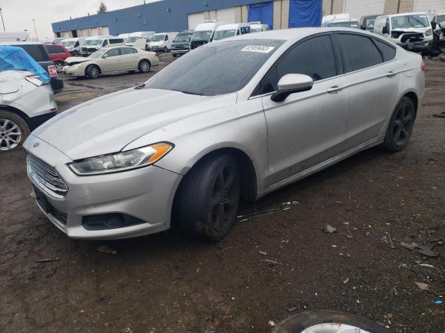 3FA6P0G7XGR222473 - 2016 FORD FUSION S SILVER photo 1