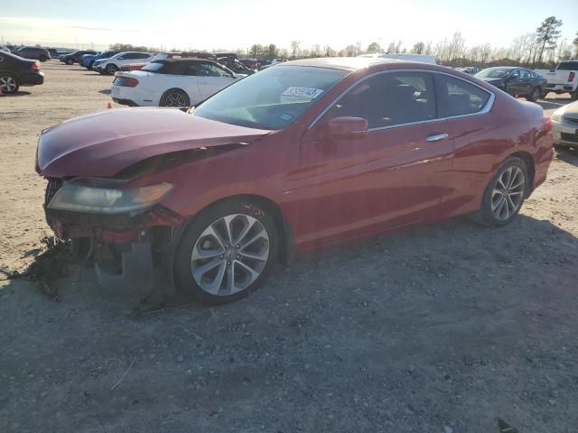 1HGCT2B88EA006411 - 2014 HONDA ACCORD EXL RED photo 1