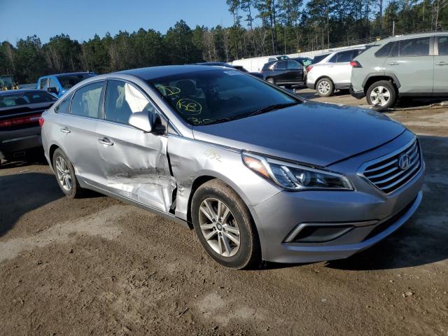 5NPE24AF1HH504162 - 2017 HYUNDAI SONATA SE SILVER photo 4