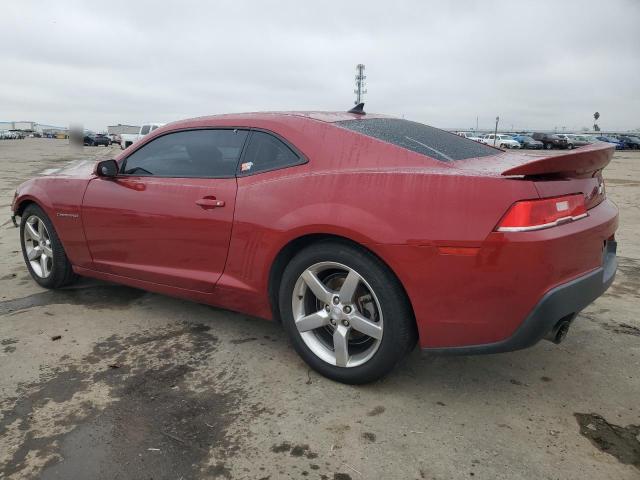 2G1FD1E36F9309194 - 2015 CHEVROLET CAMARO LT RED photo 2