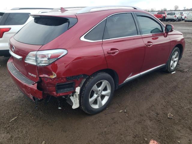 2T2BK1BA7BC088466 - 2011 LEXUS RX 350 RED photo 3