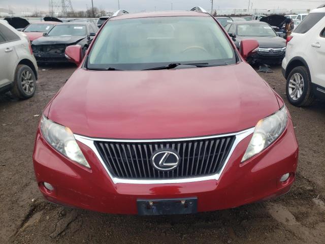 2T2BK1BA7BC088466 - 2011 LEXUS RX 350 RED photo 5