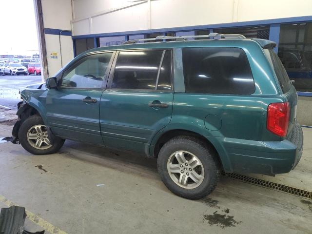 2HKYF18503H511836 - 2003 HONDA PILOT EXL GREEN photo 2