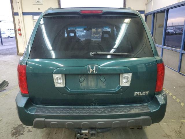 2HKYF18503H511836 - 2003 HONDA PILOT EXL GREEN photo 6