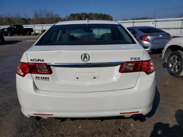 JH4CU2F63BC009834 - 2011 ACURA TSX WHITE photo 6