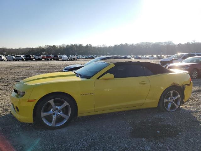 2G1FF3D31F9297074 - 2015 CHEVROLET CAMARO LT YELLOW photo 1