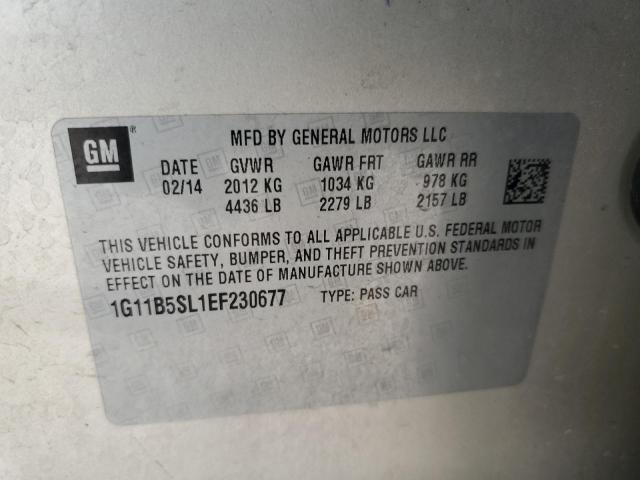 1G11B5SL1EF230677 - 2014 CHEVROLET MALIBU LS TAN photo 12