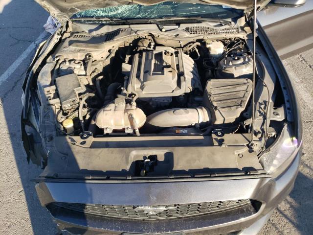 1FA6P8TH6G5278720 - 2016 FORD MUSTANG GRAY photo 11