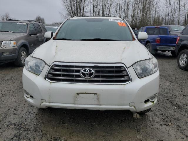 5TDDK3EH1AS027315 - 2010 TOYOTA HIGHLANDER LIMITED WHITE photo 5