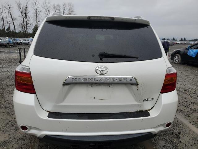 5TDDK3EH1AS027315 - 2010 TOYOTA HIGHLANDER LIMITED WHITE photo 6