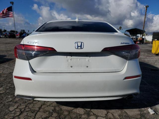 2HGFE2F55PH500690 - 2023 HONDA CIVIC SPORT WHITE photo 6