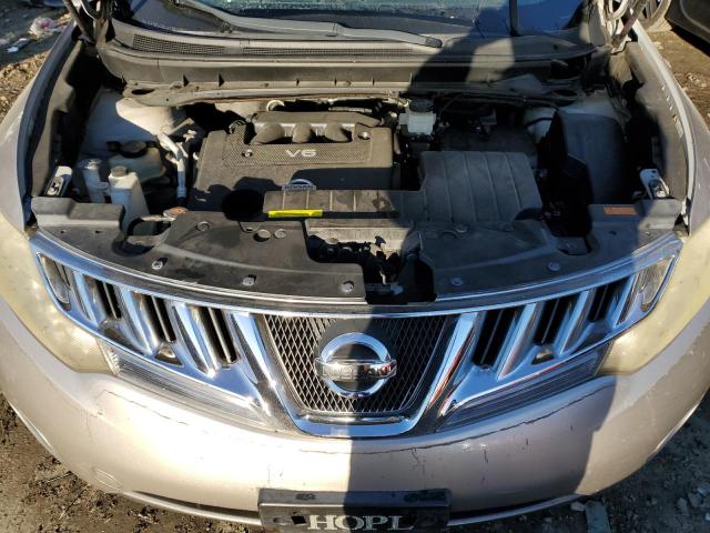 JN8AZ18W29W146519 - 2009 NISSAN MURANO S SILVER photo 11