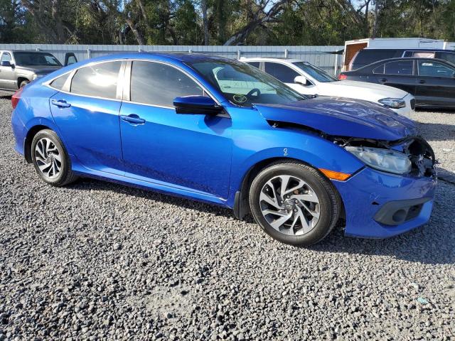 19XFC2F81JE019112 - 2018 HONDA CIVIC EX BLUE photo 4