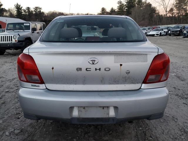 JTDAT123X20203277 - 2002 TOYOTA ECHO SILVER photo 6