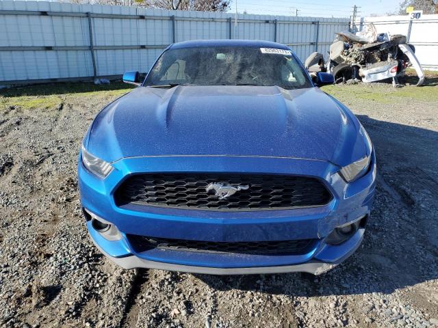 1FA6P8TH6H5306971 - 2017 FORD MUSTANG BLUE photo 5