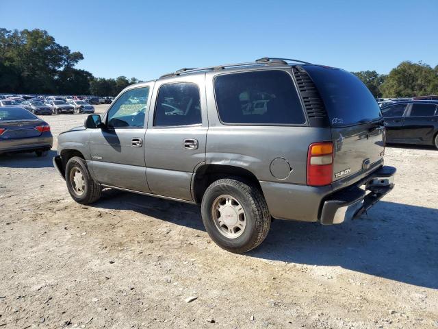 1GKEC13V42R274816 - 2002 GMC YUKON GRAY photo 2