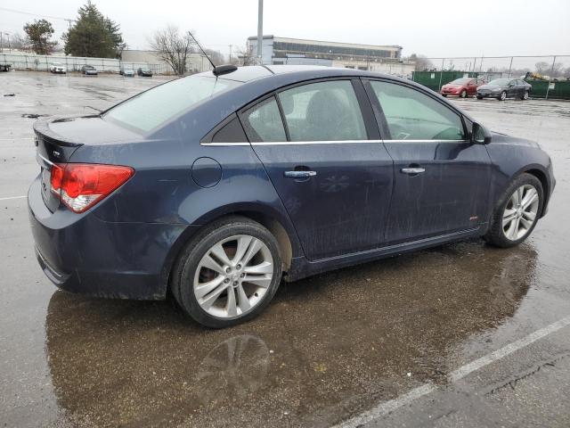 1G1PG5SB5F7274938 - 2015 CHEVROLET CRUZE LTZ BLUE photo 3