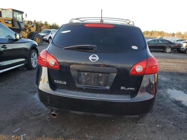 JN8AS58V78W112500 - 2008 NISSAN ROGUE S BLACK photo 6