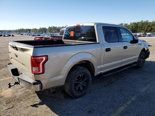 1FTEW1CP7HKE53020 - 2017 FORD F150 SUPERCREW TAN photo 3