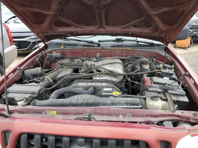 5TESN92N01Z878620 - 2001 TOYOTA TACOMA XTRACAB PRERUNNER RED photo 11