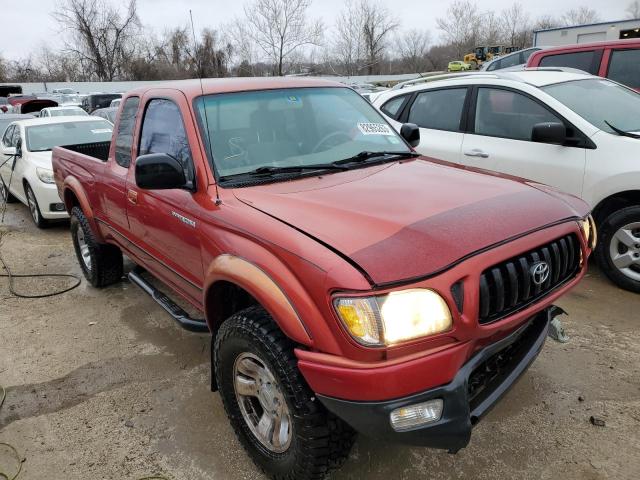 5TESN92N01Z878620 - 2001 TOYOTA TACOMA XTRACAB PRERUNNER RED photo 4