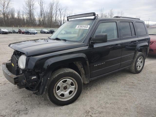 1C4NJRBB6ED551054 - 2014 JEEP PATRIOT SPORT BLACK photo 1