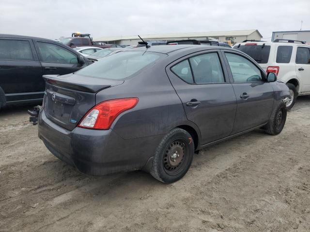 3N1CN7AP9FL843678 - 2015 NISSAN VERSA S GRAY photo 3