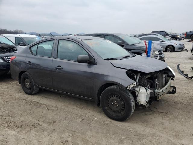 3N1CN7AP9FL843678 - 2015 NISSAN VERSA S GRAY photo 4