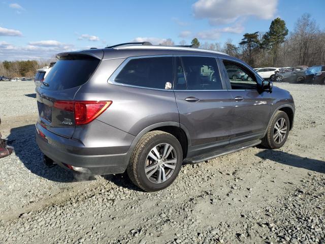 5FNYF6H50HB083270 - 2017 HONDA PILOT EXL GRAY photo 3