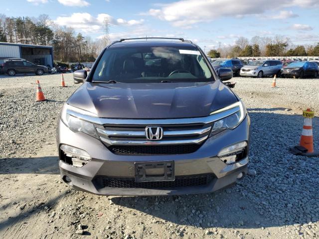 5FNYF6H50HB083270 - 2017 HONDA PILOT EXL GRAY photo 5