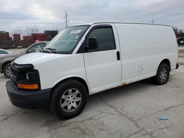 1GCFG15X491116729 - 2009 CHEVROLET EXPRESS G1 WHITE photo 1