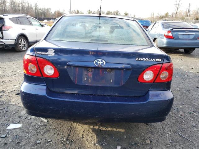 2T1BR32EX8C915996 - 2008 TOYOTA COROLLA CE BLUE photo 6