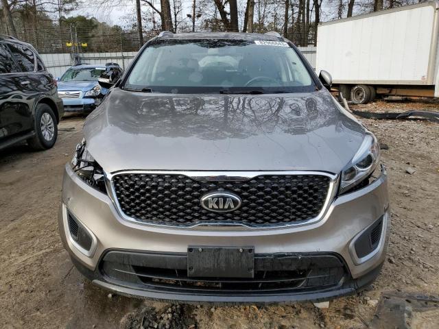 5XYPG4A30JG342828 - 2018 KIA SORENTO LX GRAY photo 5