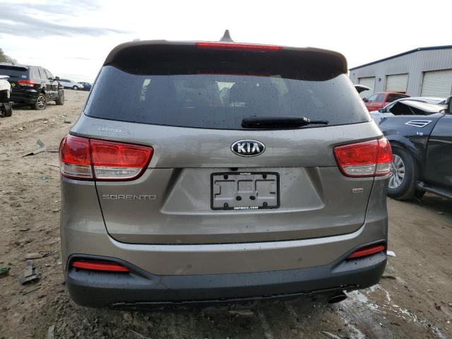 5XYPG4A30JG342828 - 2018 KIA SORENTO LX GRAY photo 6