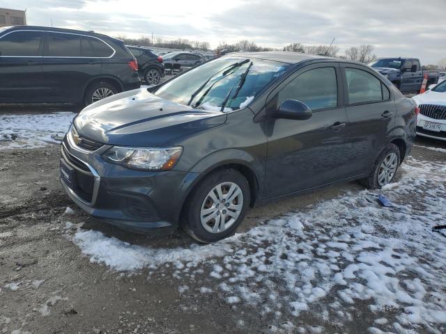 1G1JB5SH1H4161355 - 2017 CHEVROLET SONIC LS GRAY photo 1