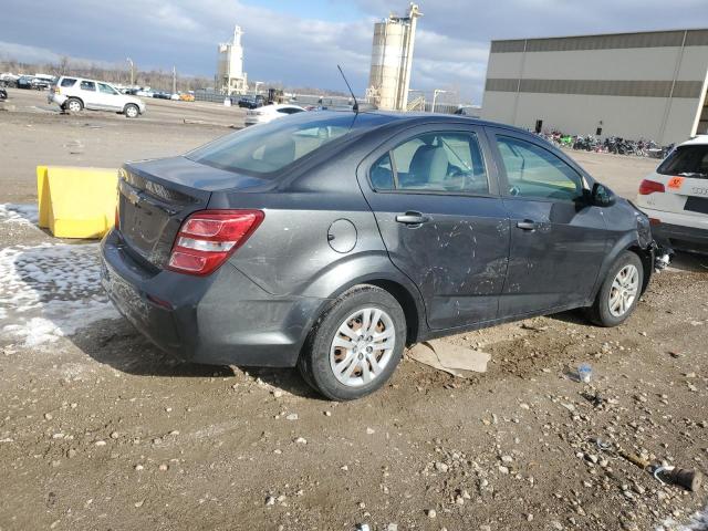 1G1JB5SH1H4161355 - 2017 CHEVROLET SONIC LS GRAY photo 3