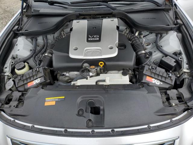 JN1CV6EK3CM424395 - 2012 INFINITI G37 BASE SILVER photo 11