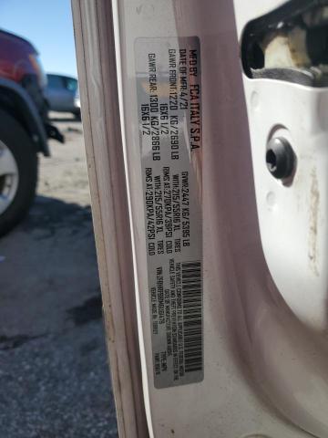 ZFBHRFBB1M6U61479 - 2021 RAM PROMASTER SLT Սպիտակ լուսանկար 13